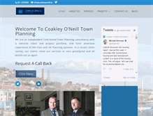 Tablet Screenshot of coakleyoneill.ie